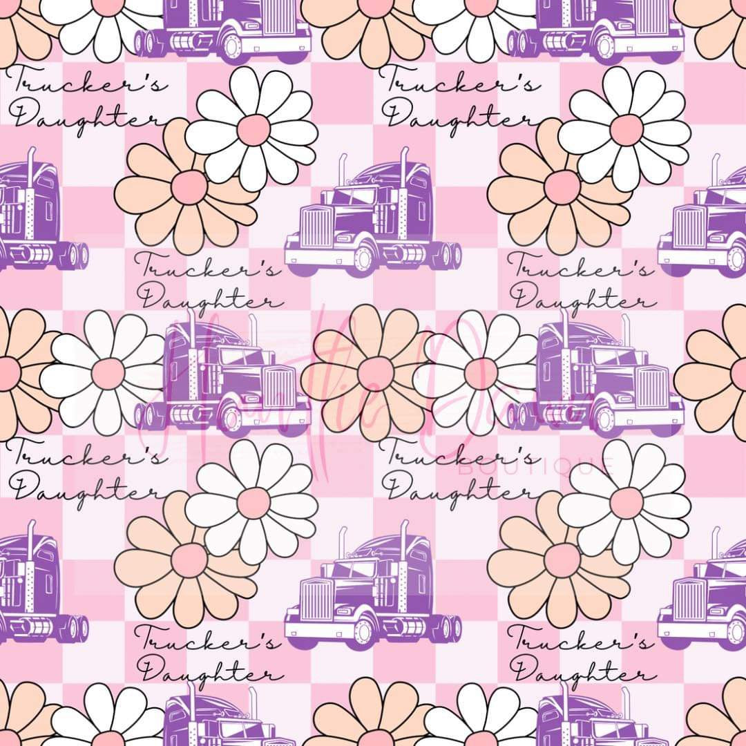 Truckers daughter floral