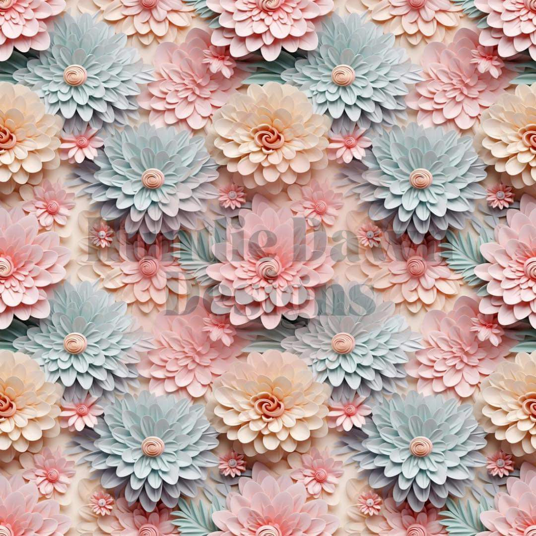 Embroidered floral