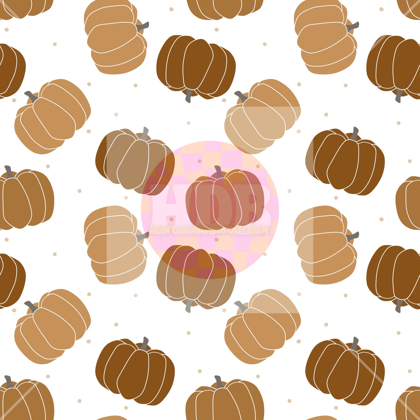 Pumpkins on white