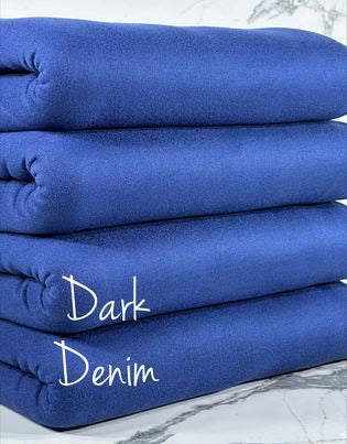 Dark denim