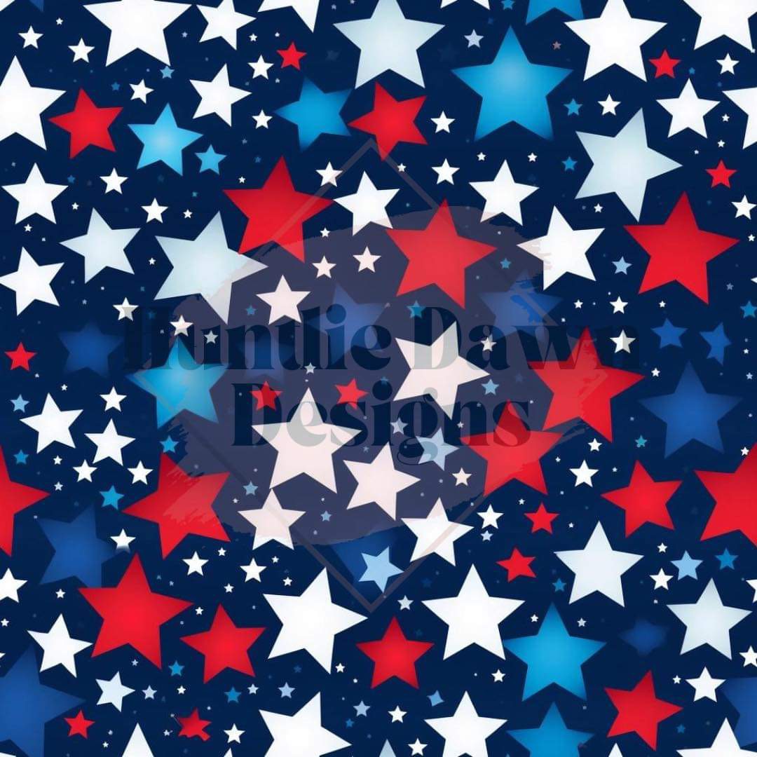 Blue background stars