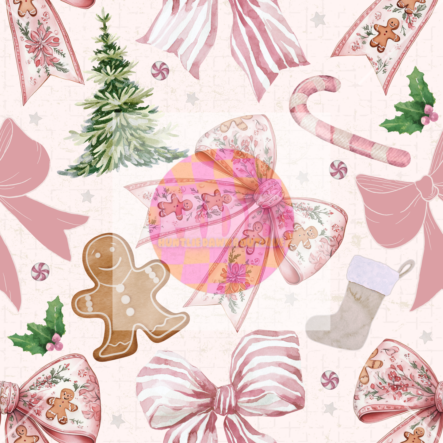 Pink gingerbread