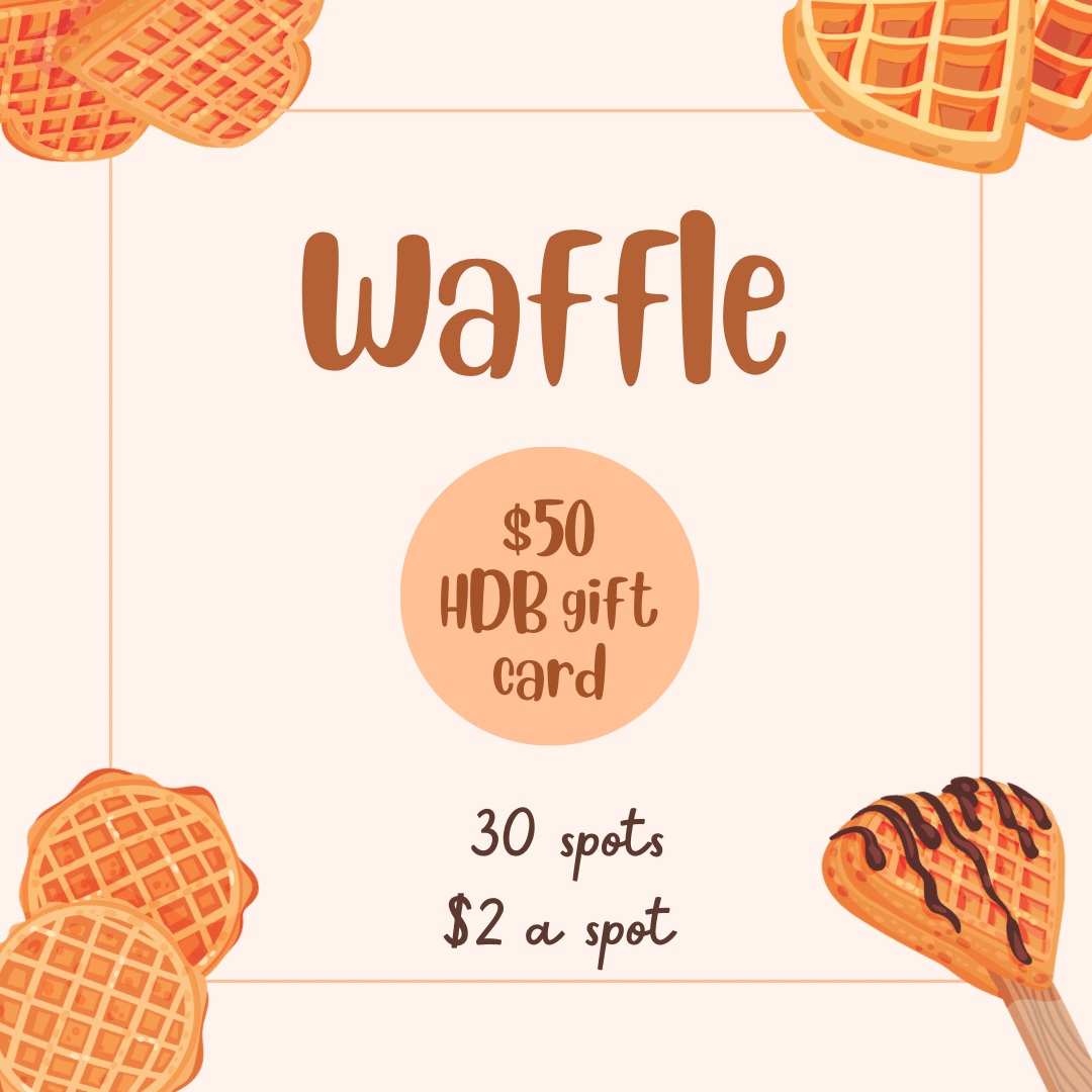 Giftcard waffle