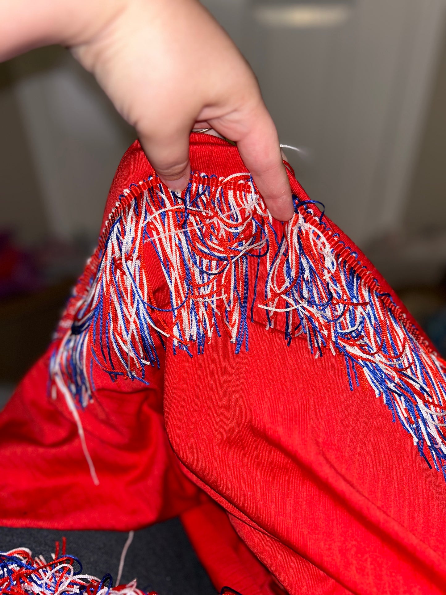 Dakota fringe paper shorts