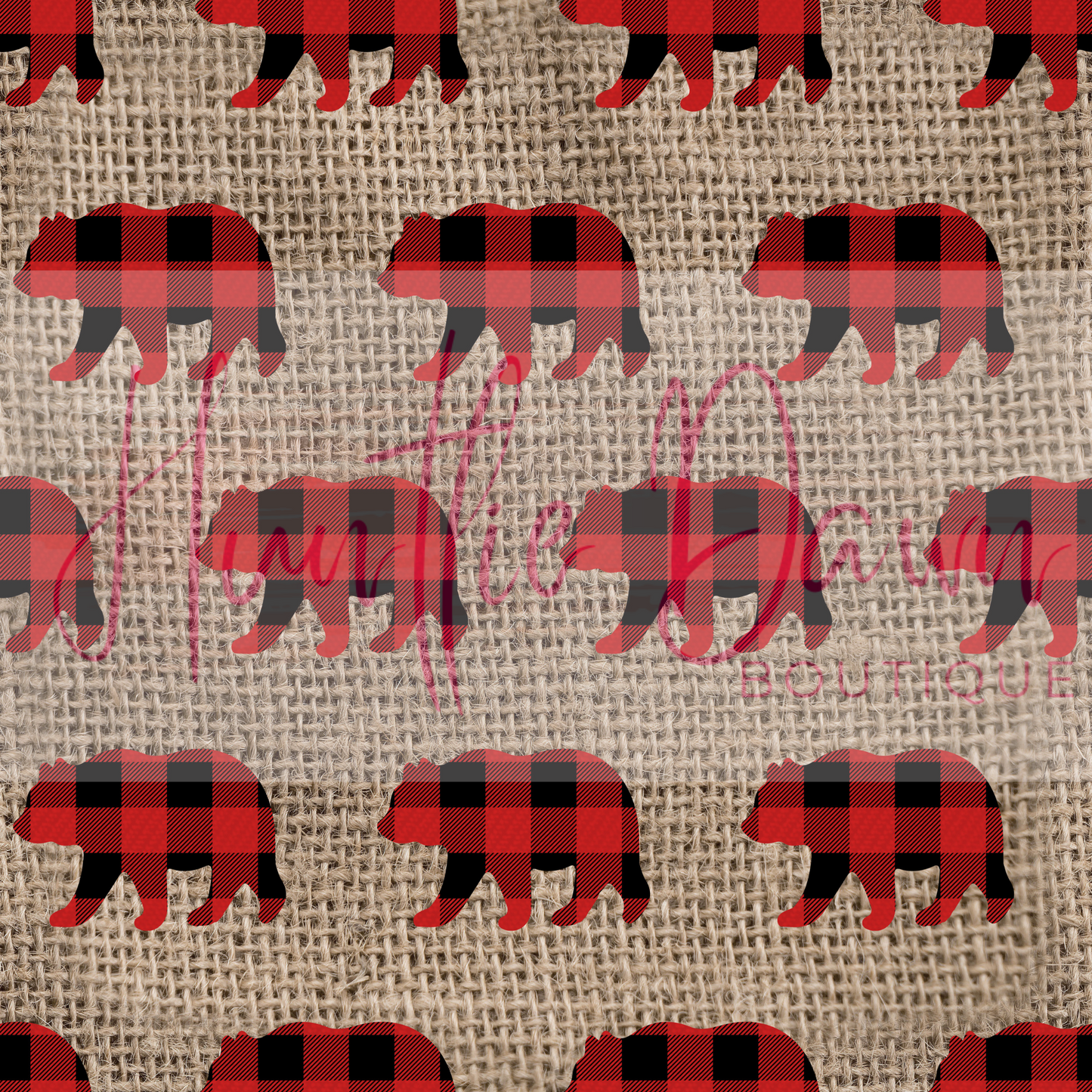 Plaid bear