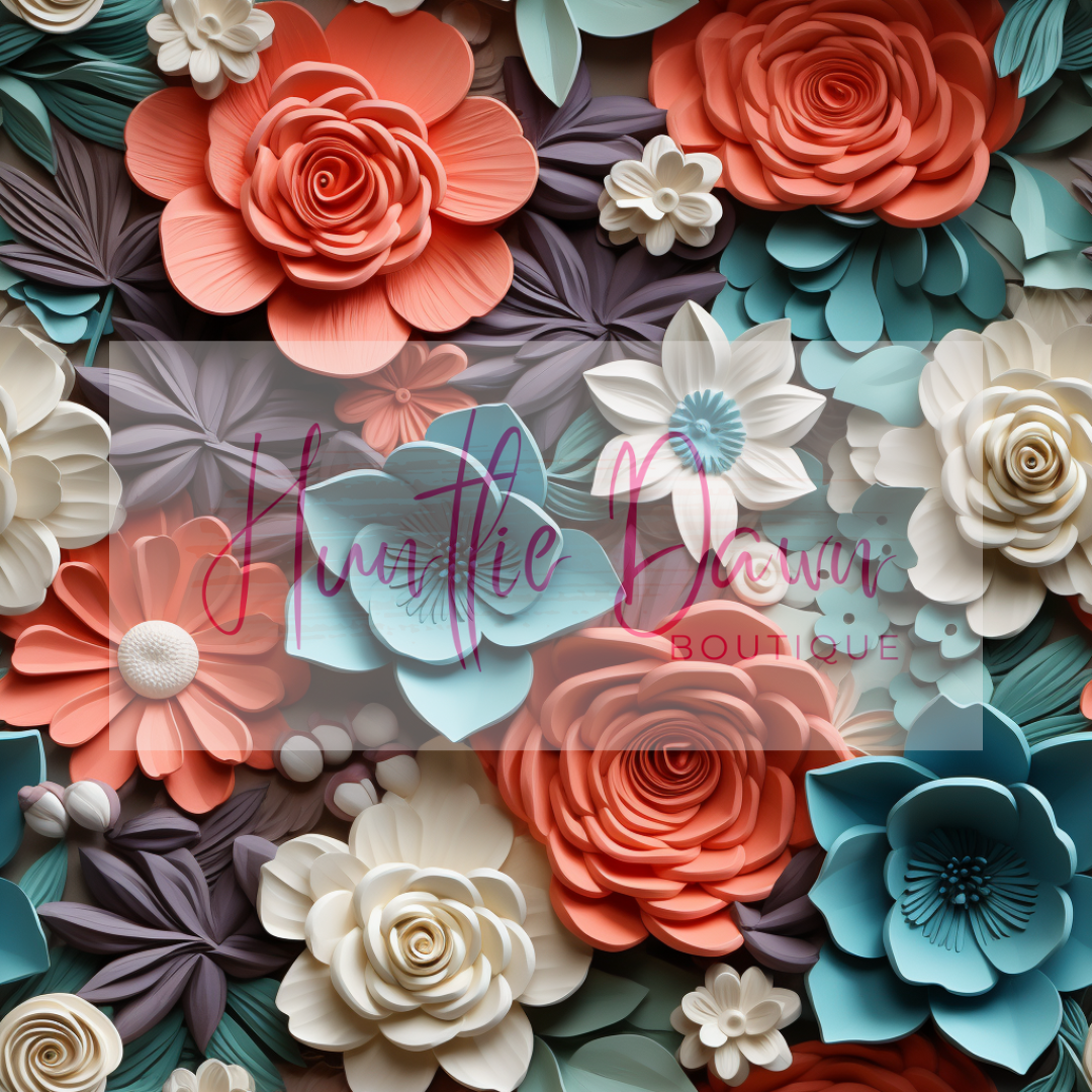 3d floral bundle