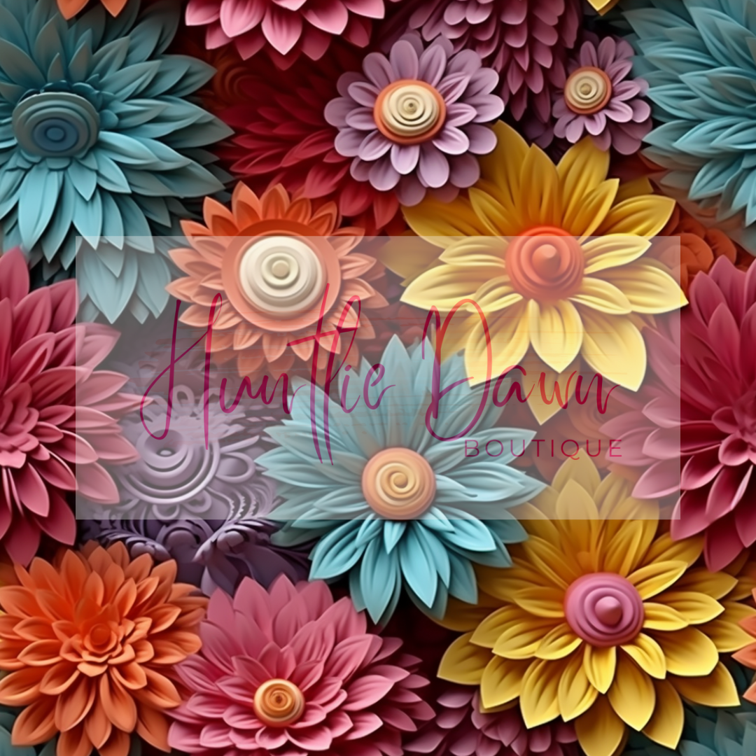 3d floral bundle