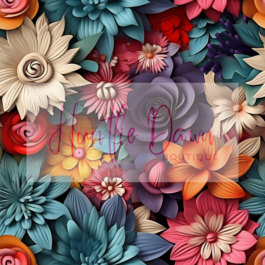 3d floral bundle