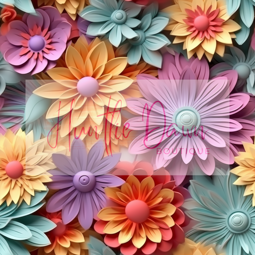 3d floral bundle