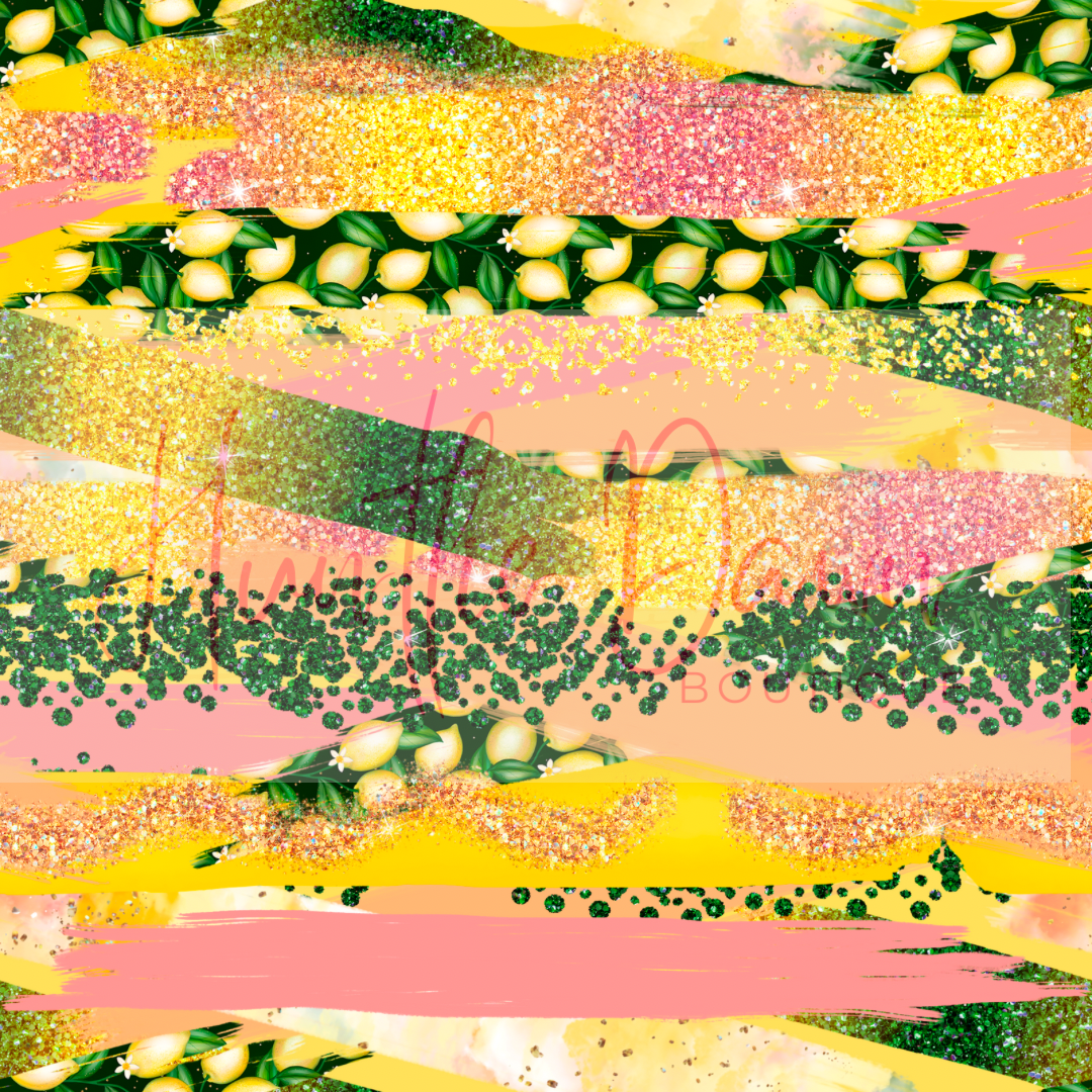 Lemon brush strokes