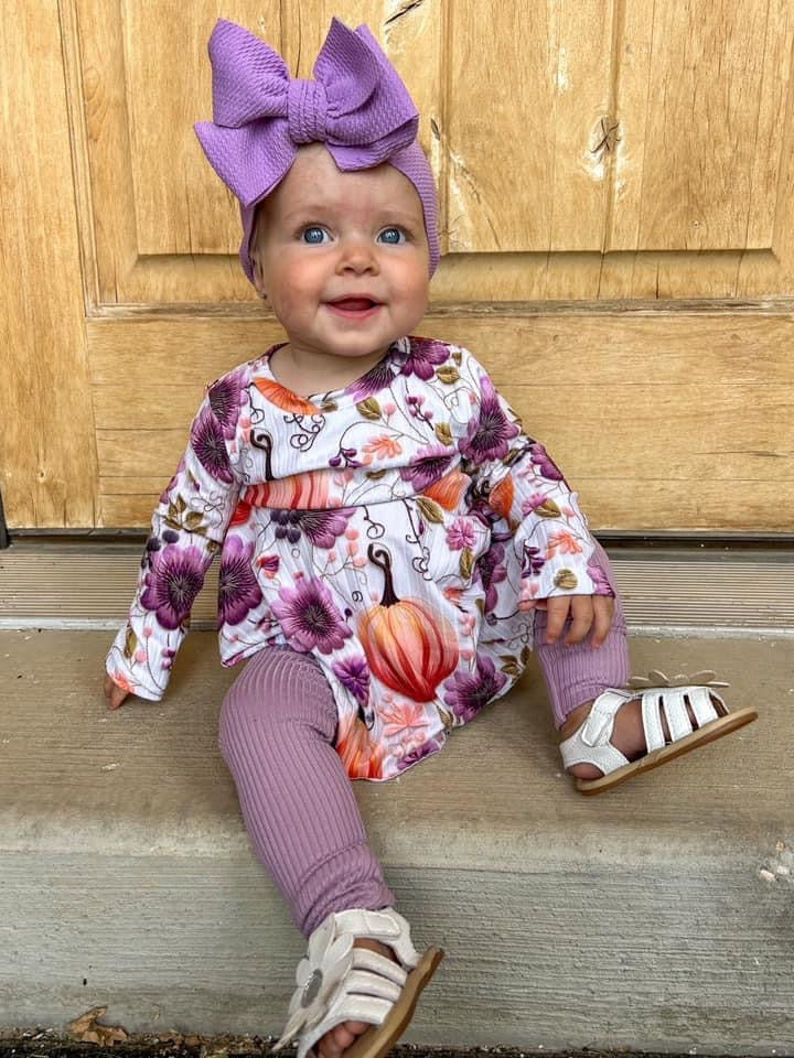 Pumpkins and florals