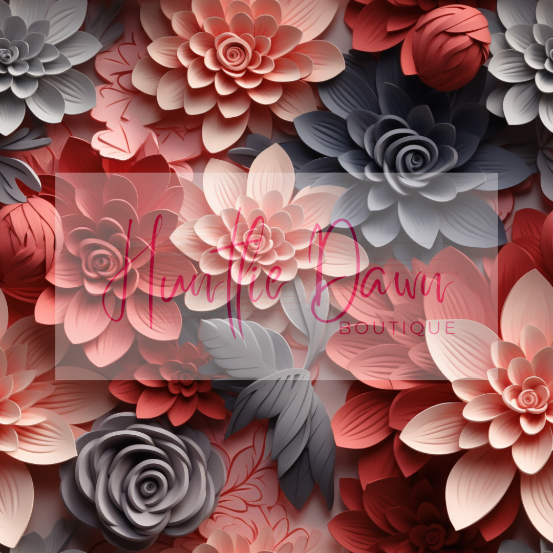 3d floral bundle