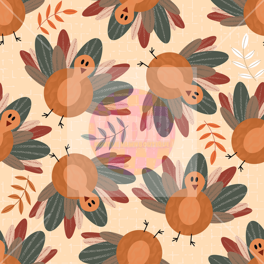 Cute turkeys