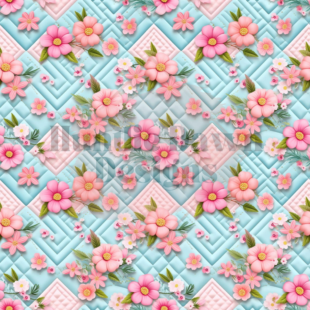 Quilted floral