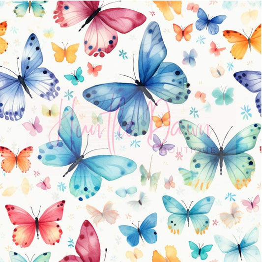 Pastel butterflies