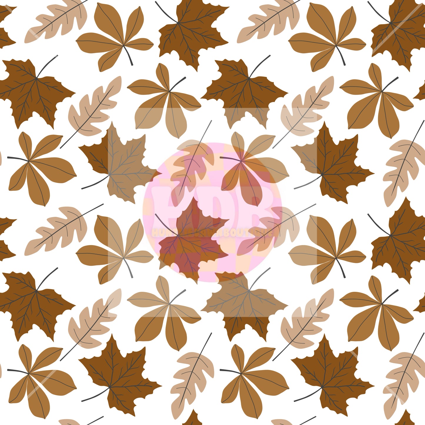 Leaves on white