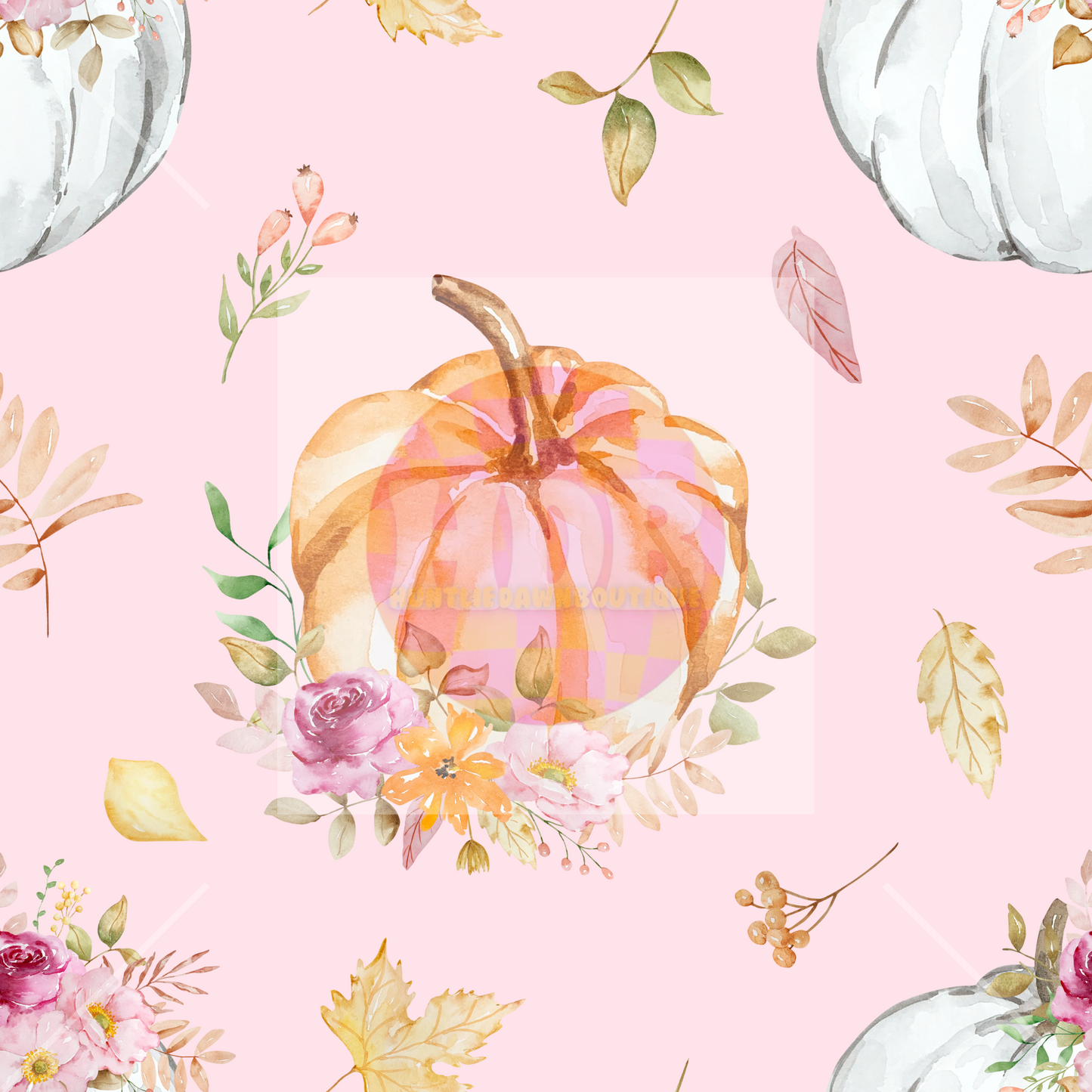 Floral pumpkin