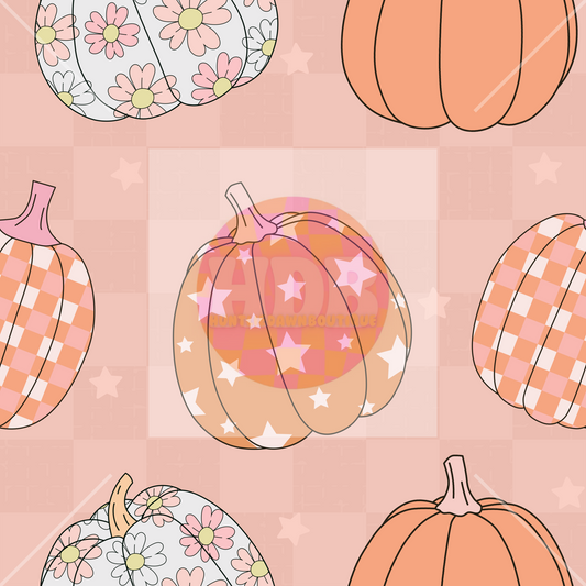 Cute pattern pumpkins