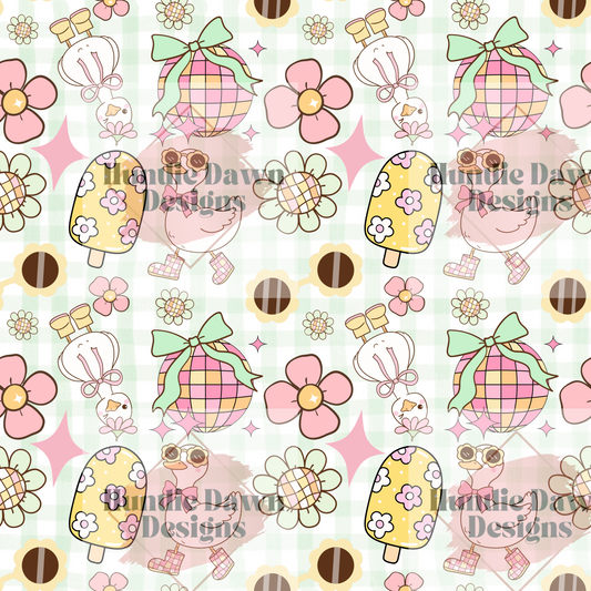 Summer duck seamless