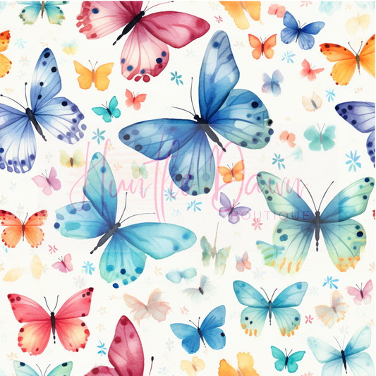 Watercolor butterflies